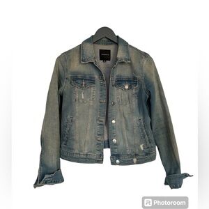DYNAMITE EUC Jean Jacket with Stretch